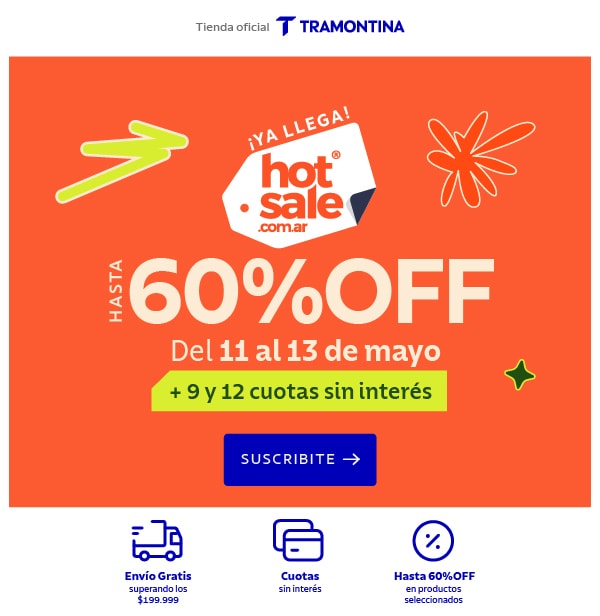 ¡Ya llega! HOT SALE